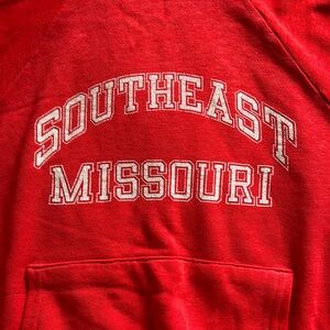 Vintage red Missouri sweatshirt -size small/medium